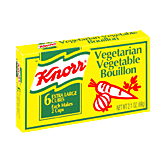 Knorr Bouillon Vegetarian Vegetable Extra Large Cubes 6 Ct Left Picture